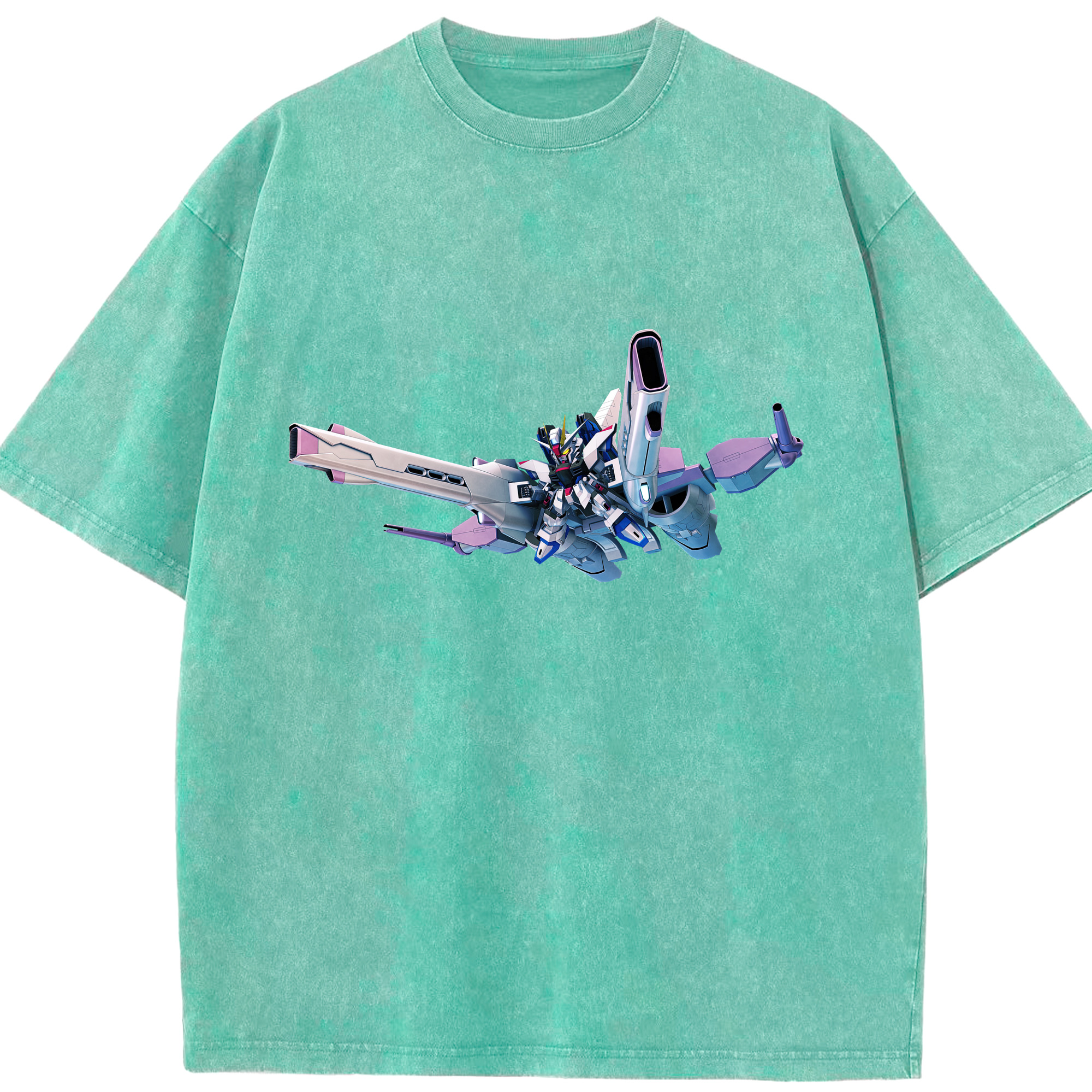 （画像用） 機動戦士ガンダム Mobile Suit Gundam 綿100% ヴィンテージ風 半袖Tシャツ（フロントプリント）